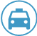 cartoon of a taxi