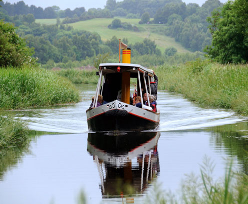 Boat on the Union Canal