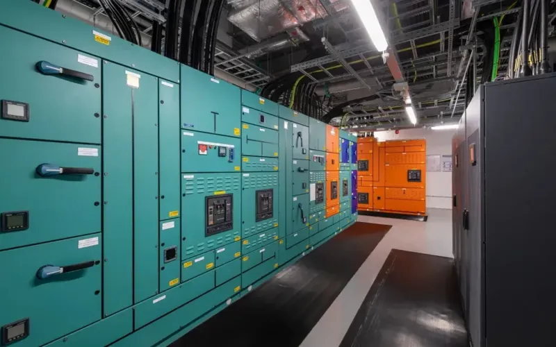 Electrical Distribution Boards &Amp; Generator Controls At The Advanced Computing Facility. Image Credit Paul Zanre.Jpg