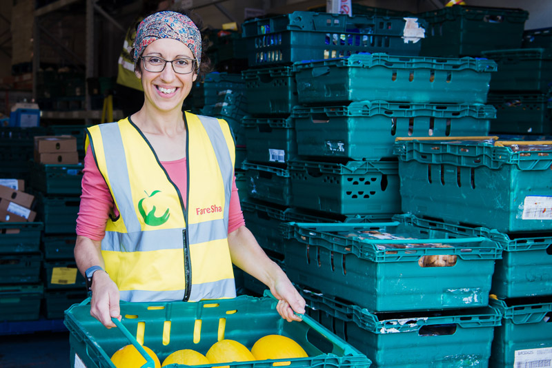 Fruit and vegetables donated to Fare Share by the EICC