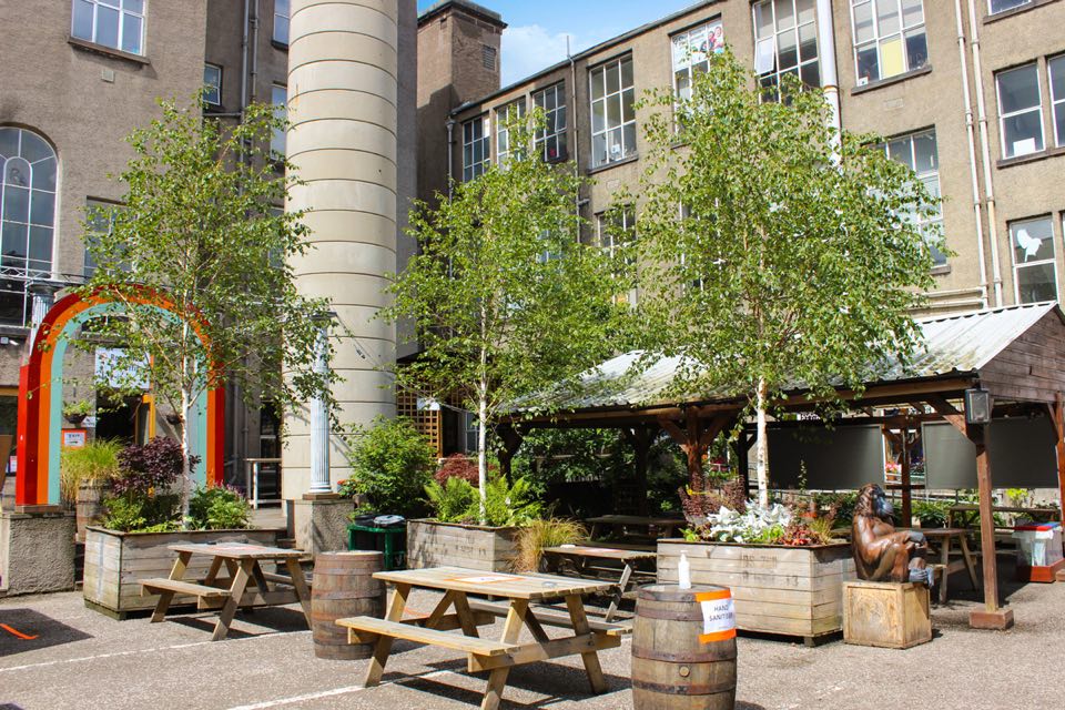 The Courtyard at the Royal Dick Bar at Summerhall