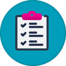 Icon indicating a survey