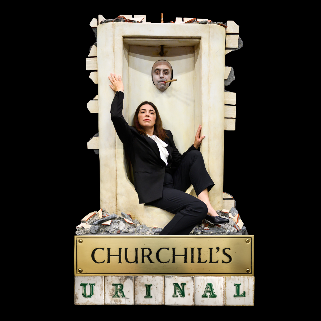 Churchill's Urinal Hero (1080X1080)