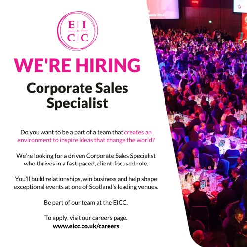 Corporate Sales Specialist Job Advert
